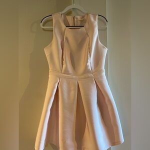 Pink Fit and Flare Dress